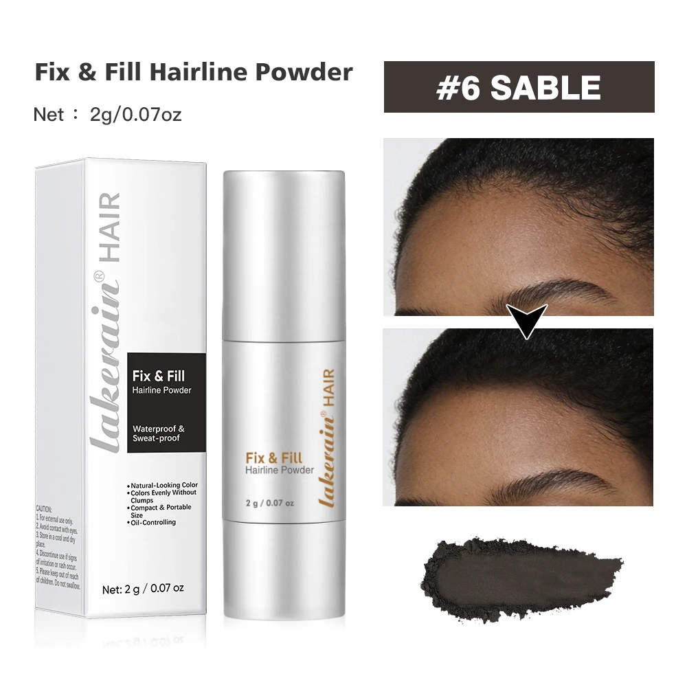 Waterdichte haarlijn- en wortelconcealerpen – Instant grijze dekking met Easy Blend Powder Stick voor normaal haar - afbeelding 1