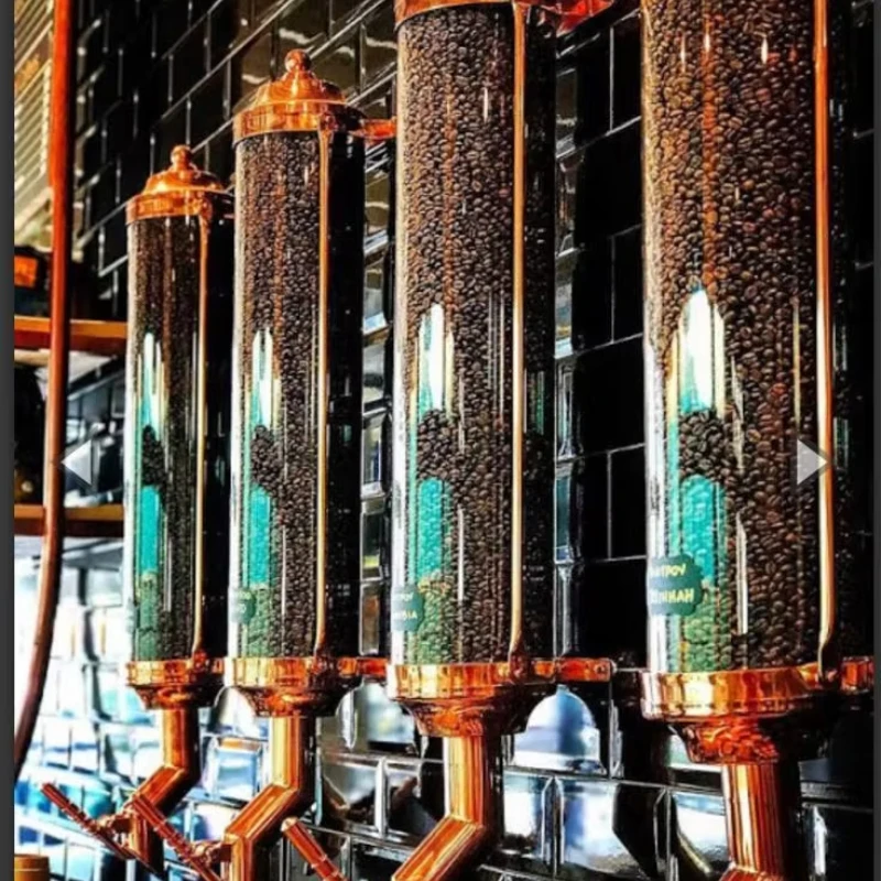 

Custom Production High Quality Glass Copper Coffee Dispenser