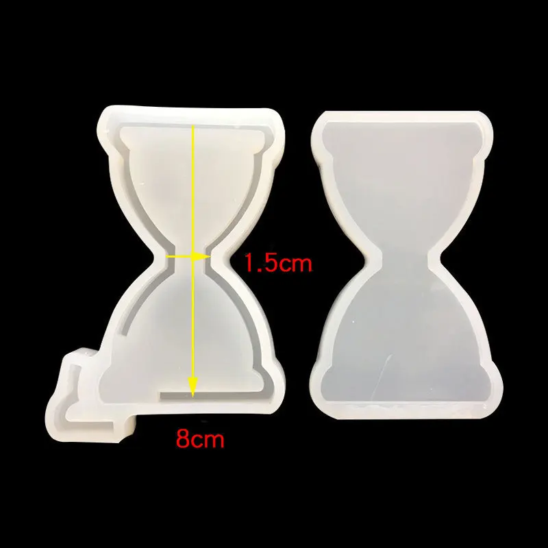 Quicksand perfume reagent glass hourglass Silicone Mold Jewelry Making DIY Tool UV Epoxy Resin Molds Dried Flower Resin view 3