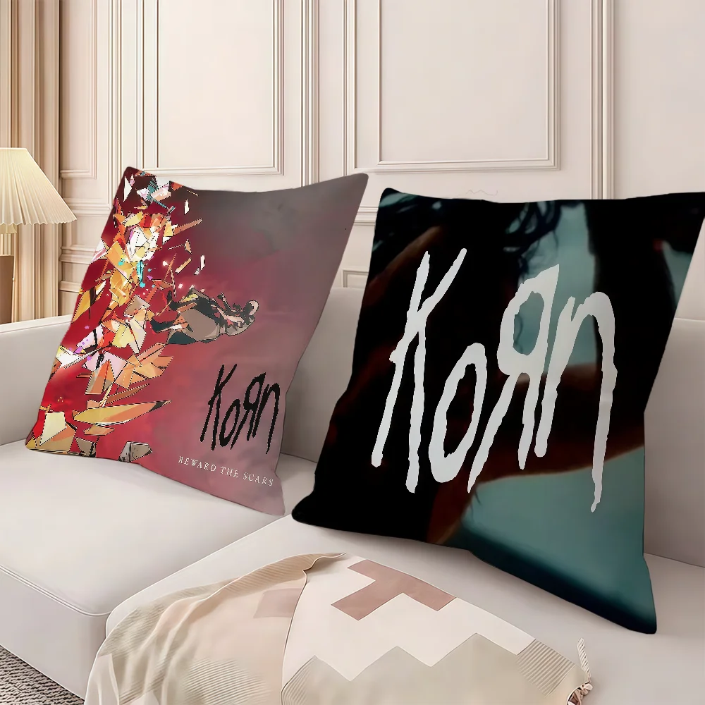 Rock Band the cushion cover Fashionable Reward Style pillowcase Scars K-Korn Comfortable sofa Bedroom Personalized Decoration