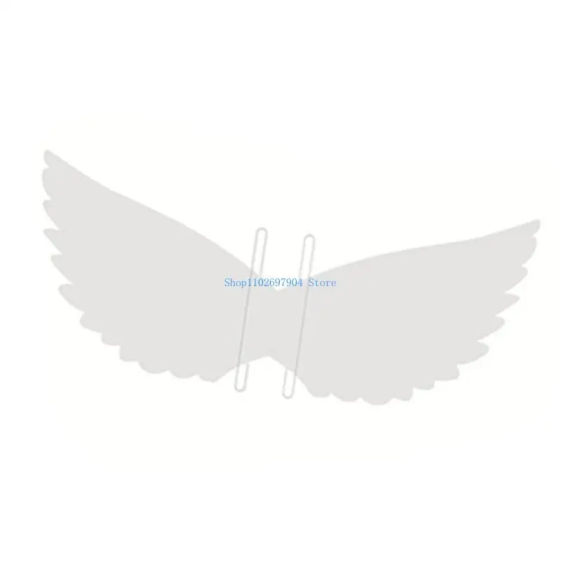 

N7YF DIY Paintable Крыло Ангела Бумага Маше Крыло Феи Пустое Белое Крыло Принцессы Подарки