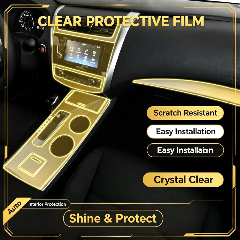 For Nissan Altima full interior film special center console interior trim modification transparent protective film