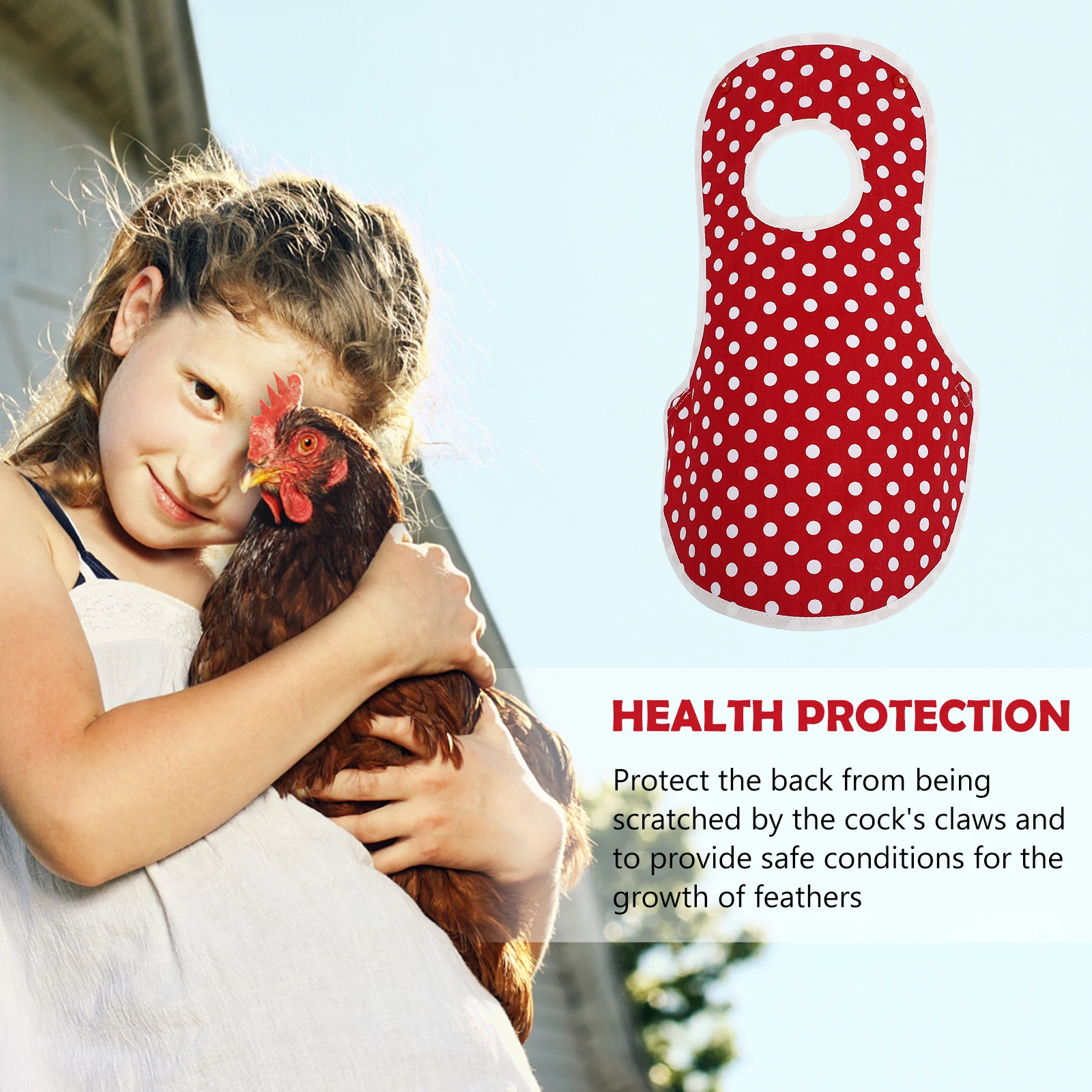 

Chicken Saddle Apron Hen Poultry Fixer For Hens Chickens Clothes Aprons Protector Baby