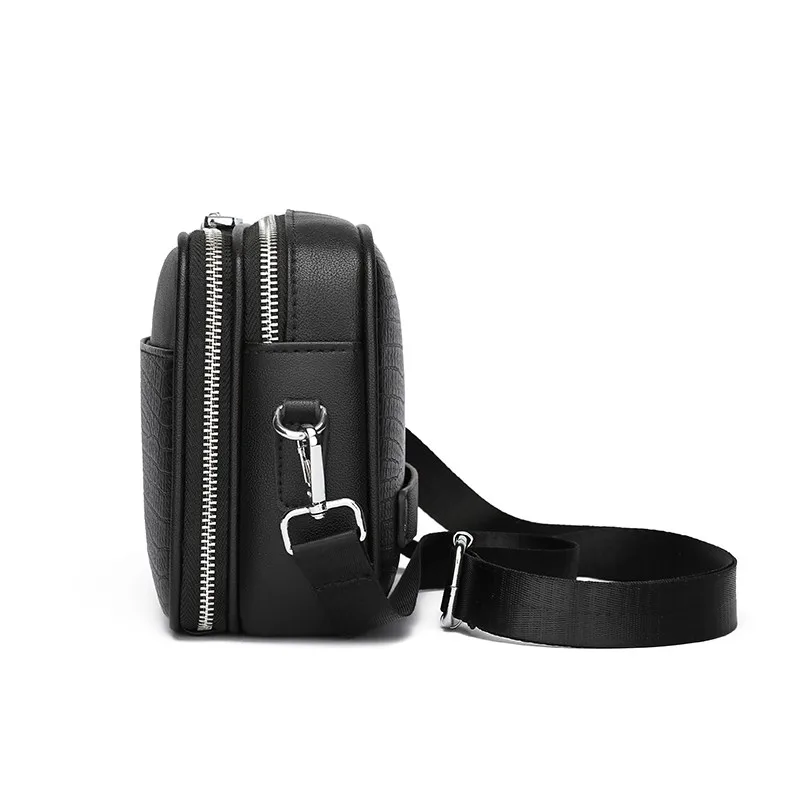 Fashion square leather men's handbag shoulder bags crossbody bags kurt geiger bags messenger bag designer luxury bag mens