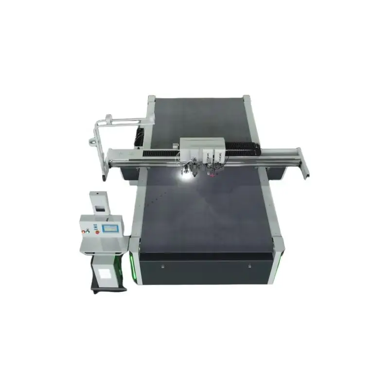 Factory Direct Automatic Electric Flatbed Cutter EVA EPE XPE EPS Foam Sheet Board CNC Oscillating Knife Blade Cutting Machine