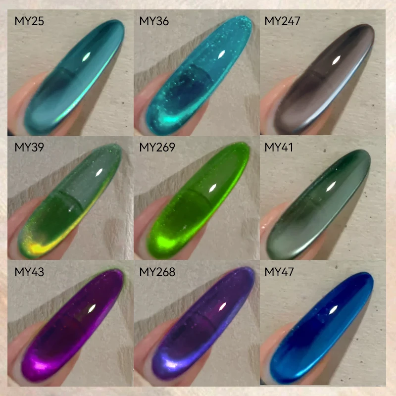 BORN PRETTY 10ml Katzen-Magnetgel-Nagellack 56 Farben Semi-Permanent Französischer Mondlicht-Kristallglitter Ganzjahres-Nagelkunst DIY – Detail 12