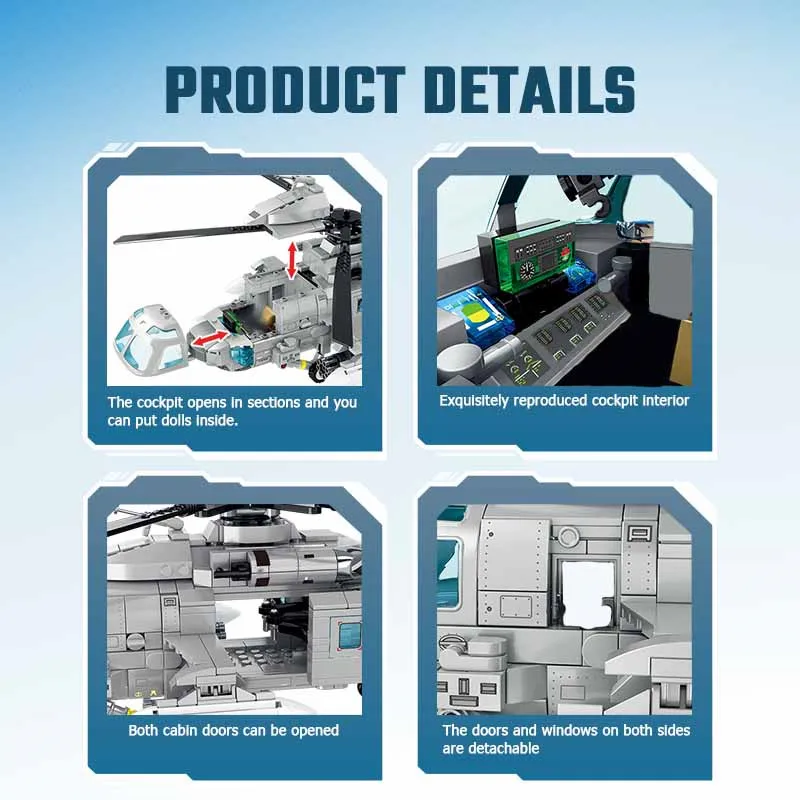 نموذج لبنات بناء مروحية الشرطة للأطفال والكبار ، ألعاب الطوب ، العسكرية ، مجموعة الجذعية ، الطائرات ، السفينة الحربية ، التقنية ، الهدايا ، WW2