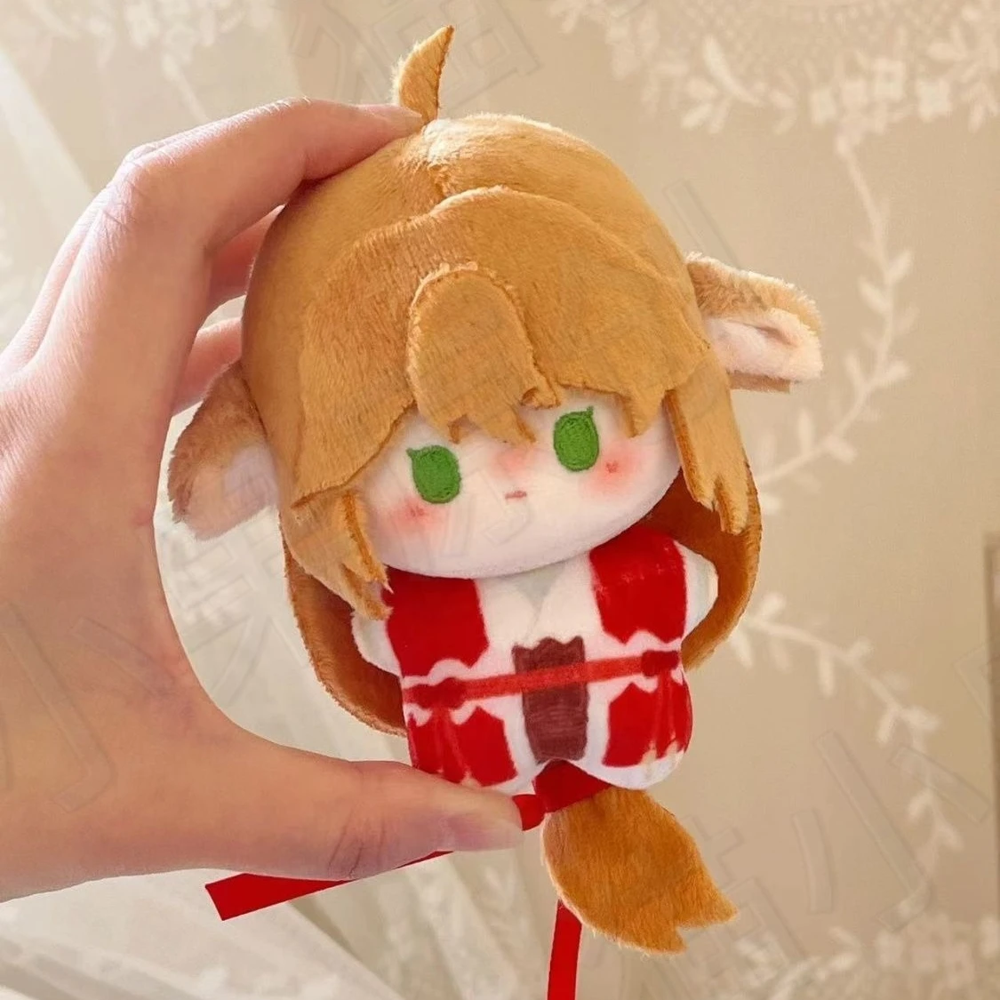 الثعلب الروح صانع الثقاب البضائع توشان هونغ سمة 10 سنتيمتر أنيمي تأثيري Kawaii محشوة بلوشي الدمى التميمة هدايا عيد الميلاد