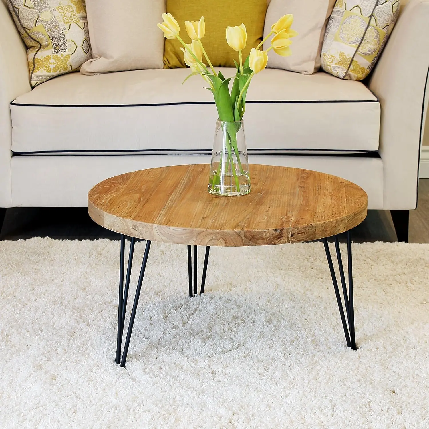 Old Elm Coffee Table (Round)