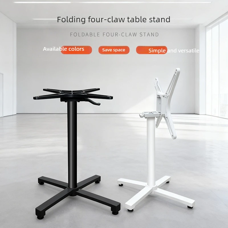 ‌Aluminum Alloy Folding Table Leg Rust-Proof Support Base for Dining Desk Industrial Coffee Table Hardware Metal Furniture Parts