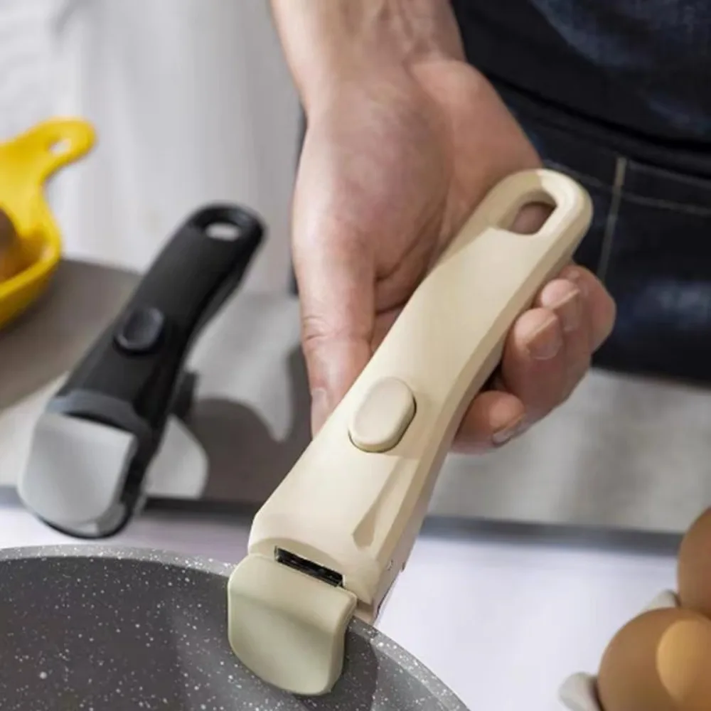 New Removable Cooker Handle Anti-scalding All Pots Pans Pot Handle Kitchen Accessories Universal Kitchen Bowl Clip