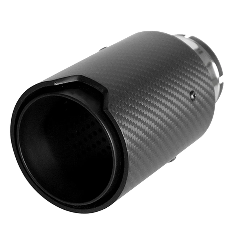 Newcarbon Fiber Glossy Black Rear Tail Exhaust Pipe Muffler Tip For BMW M Series Universal Muffler Tips