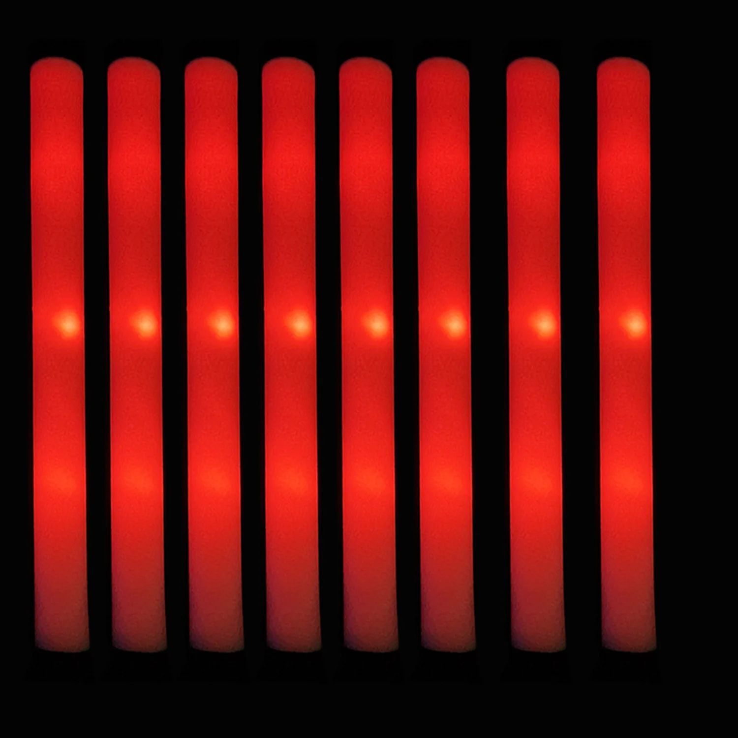 20/30/50/60Pc Aangepaste LED Glow Foam Stick RGB Kleurrijke Glow Sticks Glow in the Dark Cheer Buis Verjaardag Bruiloft Leveranties - afbeelding 1