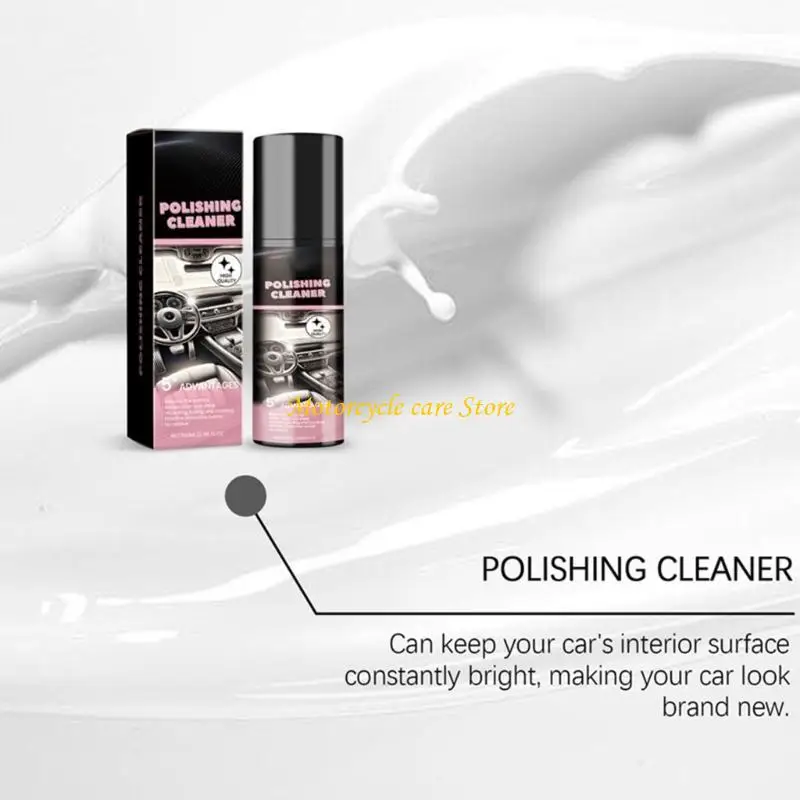 

U75F Обновляет средство для детализации салона автомобиля. Спреи. Быстросохнущая формула. Очищает и придает блеск резиновым и
