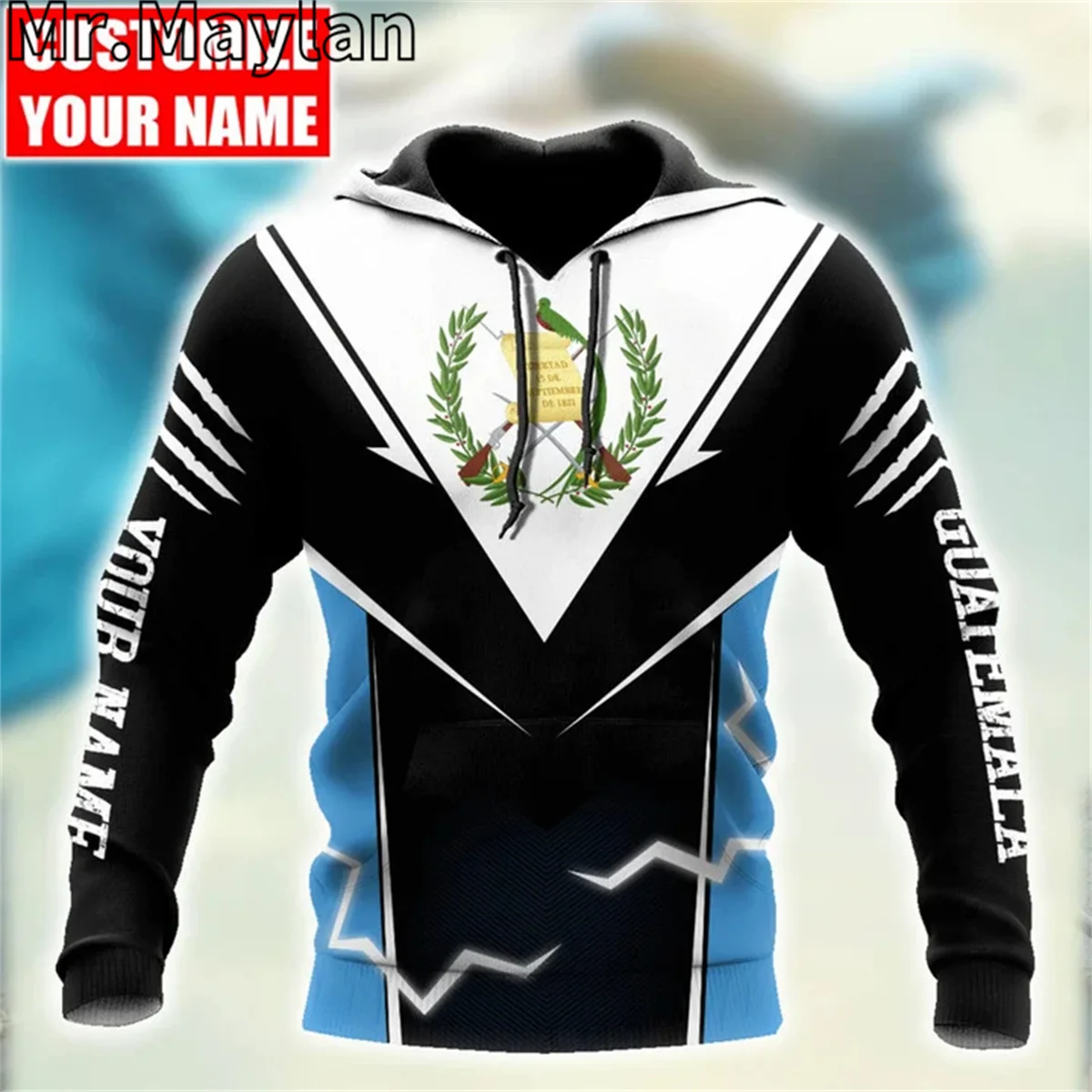 

PERSONALIZED NAME Guatemala Sport 3D Unisex Hoodie Men/Women Sweatshirt Streetwear Zip Pullover Casual Jacket Tracksuits S-1165