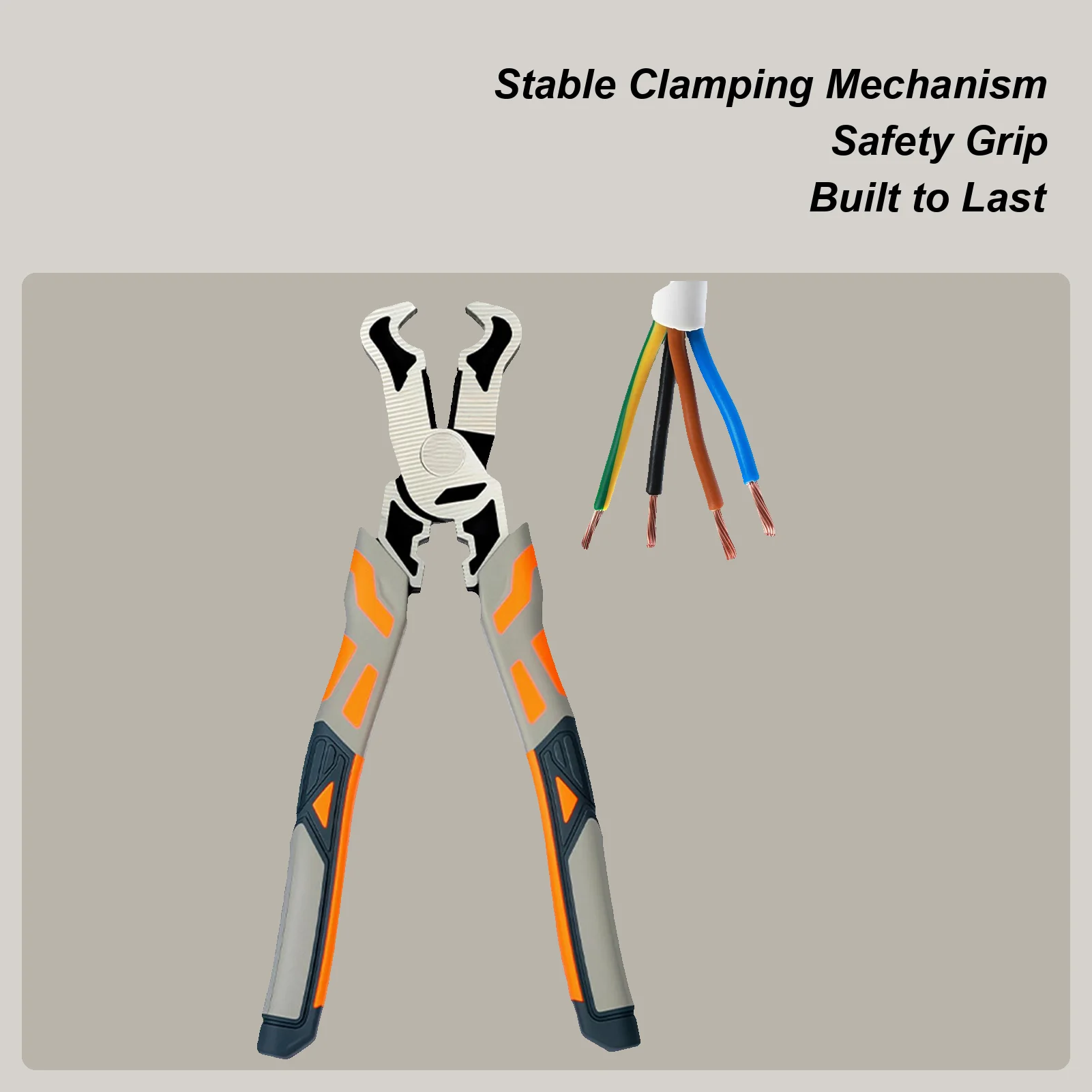 

Wire Cutting Pliers End Cutting Pliers Steel 8 Inches Crimper For Stage Lighting Setups Plumbing Solar Panel Wiring Model