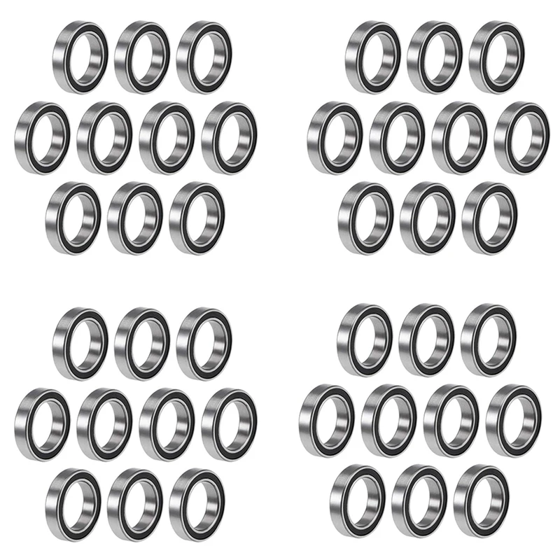 

40PCS 6701-2RS 12X18X4 Mm Miniature Double Rubber Sealed Deep Groove Ball Bearings