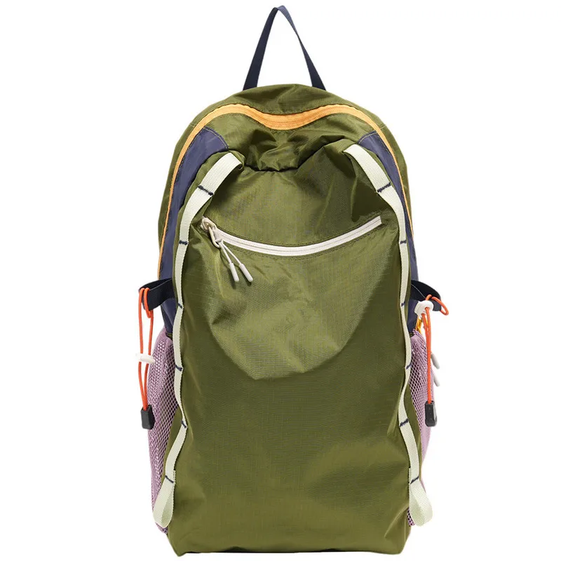 حقيبة ظهر من قماش النايلون المقاوم للماء، حقيبة ظهر كاجوال وخفيفة الوزن للمشي لمسافات طويلة، حقيبة سفر خارجية قابلة للحجب الألوان #5
