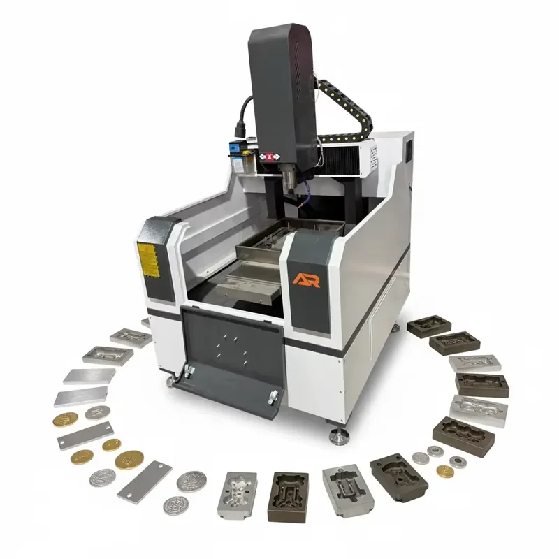 for AR4040 6060 CNC Milling Machine Metal Mold Making Aluminum Copper Engraving Router with Mach3 Control System