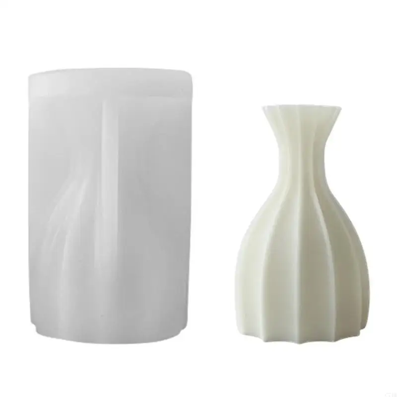 Geometric Holder Mold 3D Base Silicone Mould Plaster Cement Candlestick Making Moulds Jewelry Making Tool