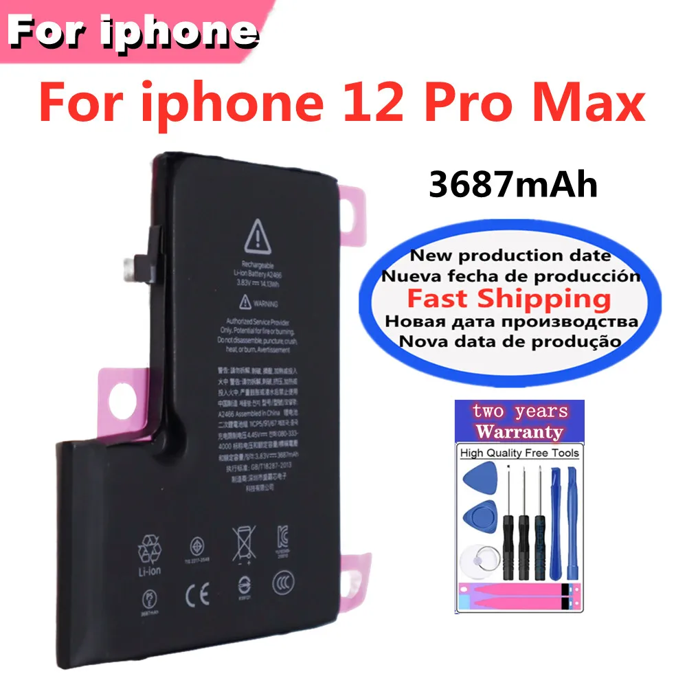 High Capacity Battery IP12 For iPhone X SE SE2 SE3 11 Pro Max XS