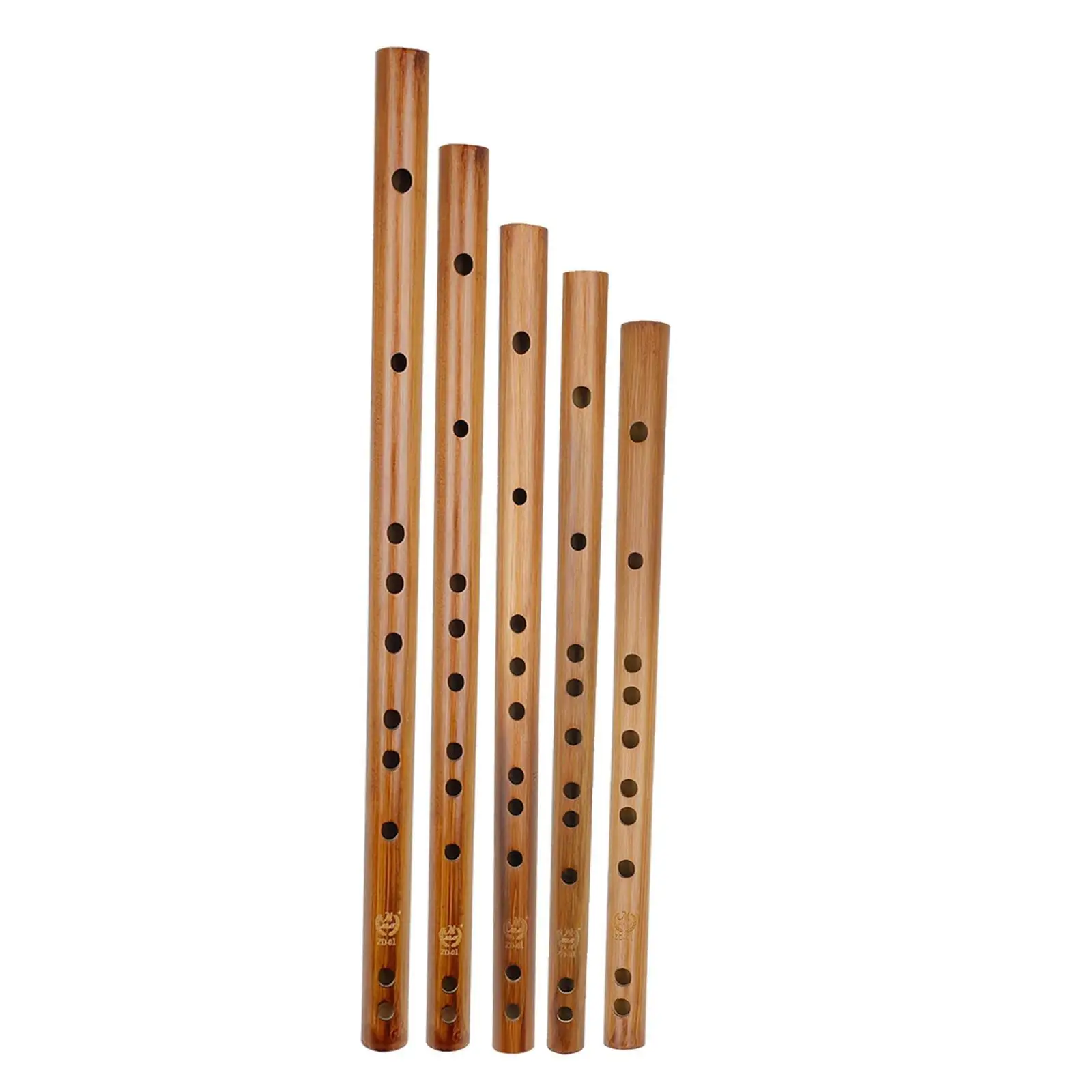 Vintage Bamboo Flute Handmade Wooden Musical Instrument with Accurate Keys for Party and Event Performance