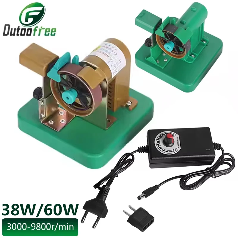 38/60W Fully Automatic Sharpener Tool For Grinding Scissors With 6PCS Sand Ring Grinder Scissors Adjustable Speed 3000-9800r/min