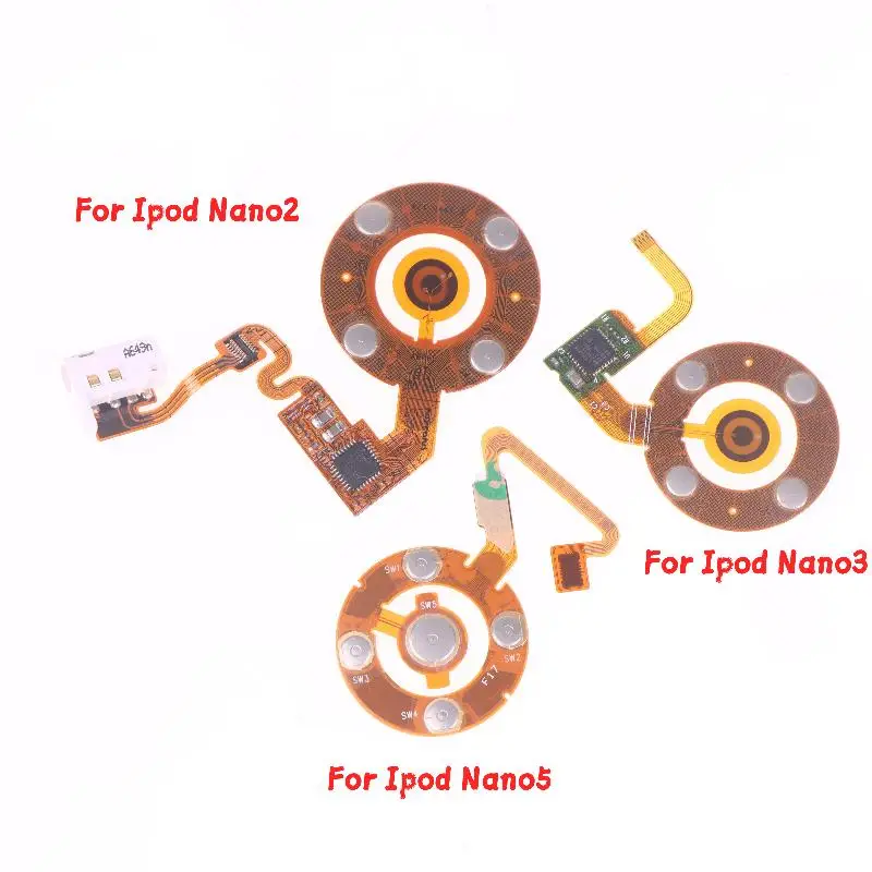 1Pc Click Wheel With Flex Cable Ribbon For IPod Nano 2 2nd 3 3rd 5 5th Accessories