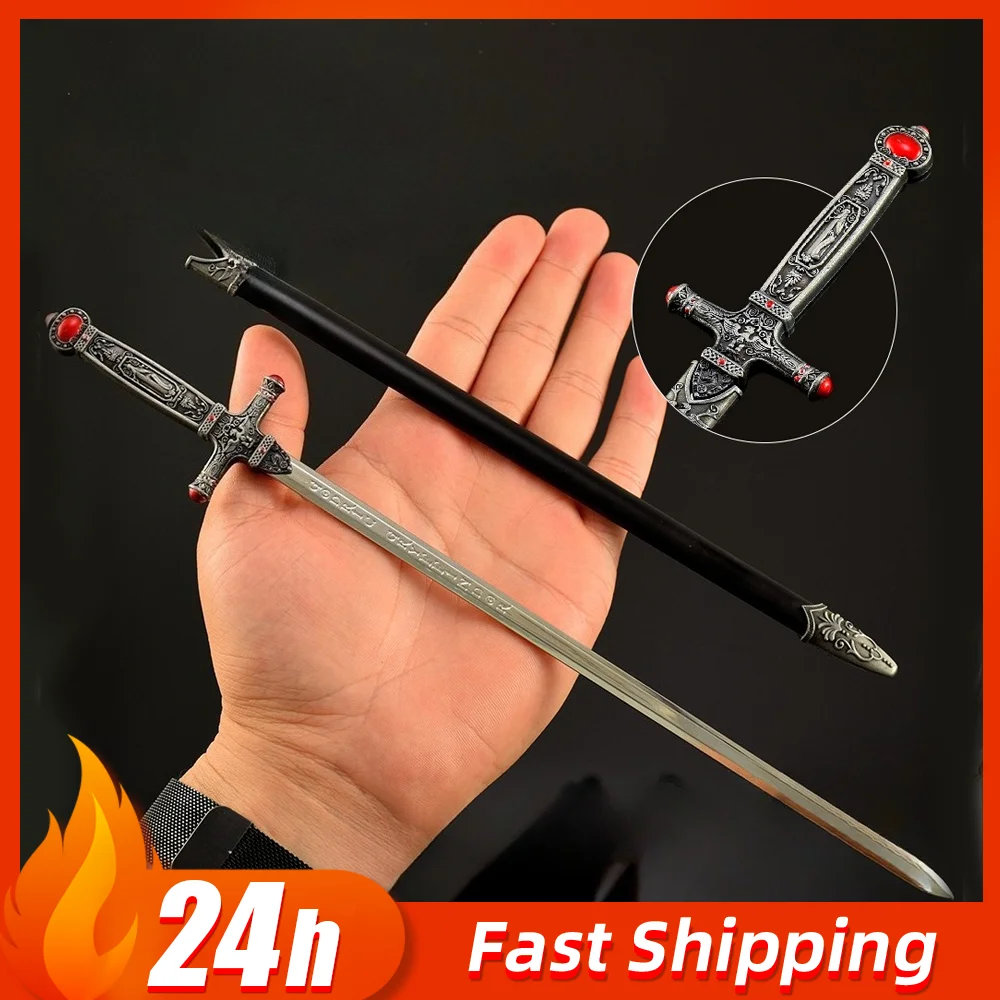 22 センチメートル映画周辺グリフィンドール剣すべて金属工芸品武器モデル屋外カランビットサムライソードコスプレおもちゃ刀ギフト