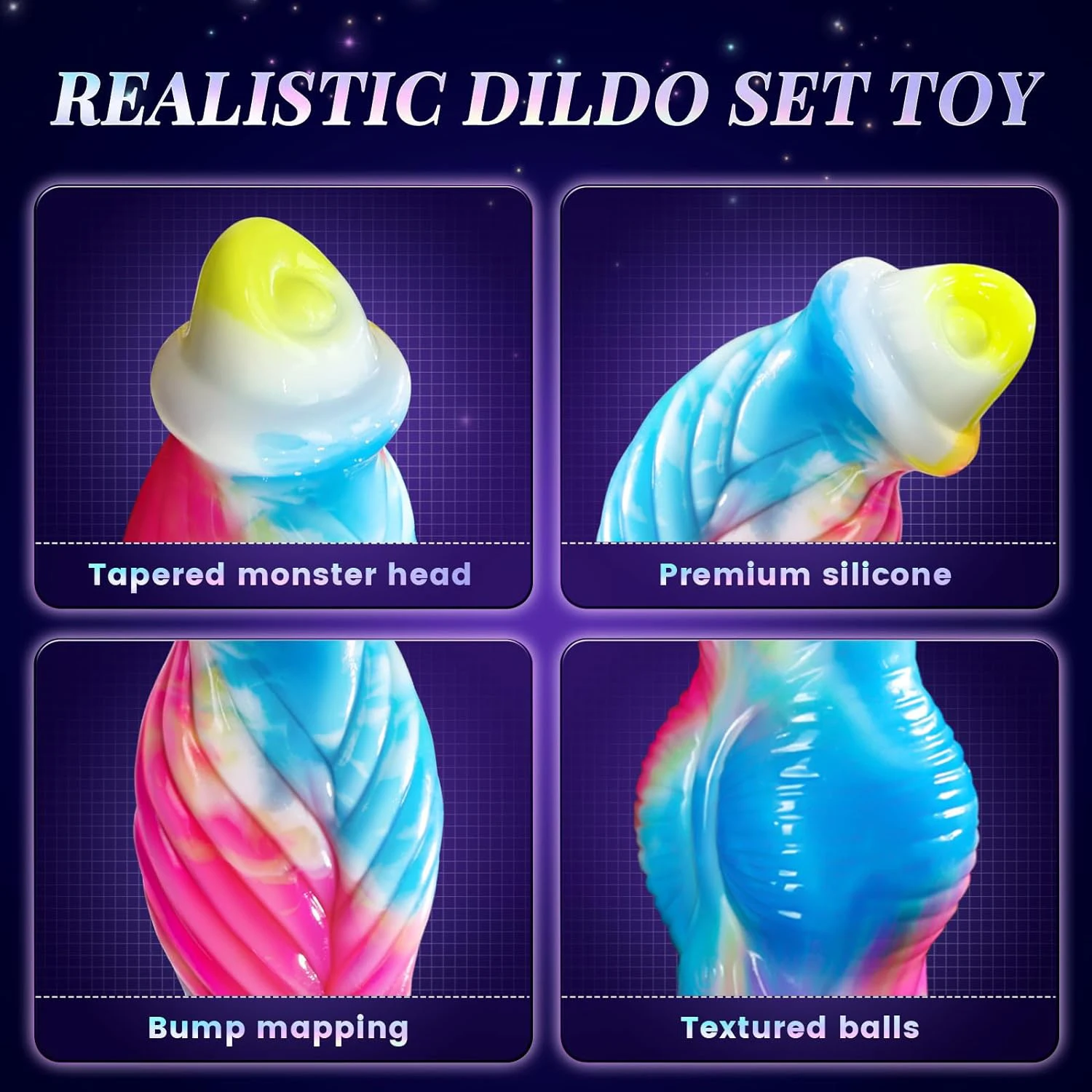 10 inch Thrusting Dildo Vibrator Sex Toys For Women Realistic Huge Vibrating Penis G-spot Anal Stimulation Soft Silicone Dildos