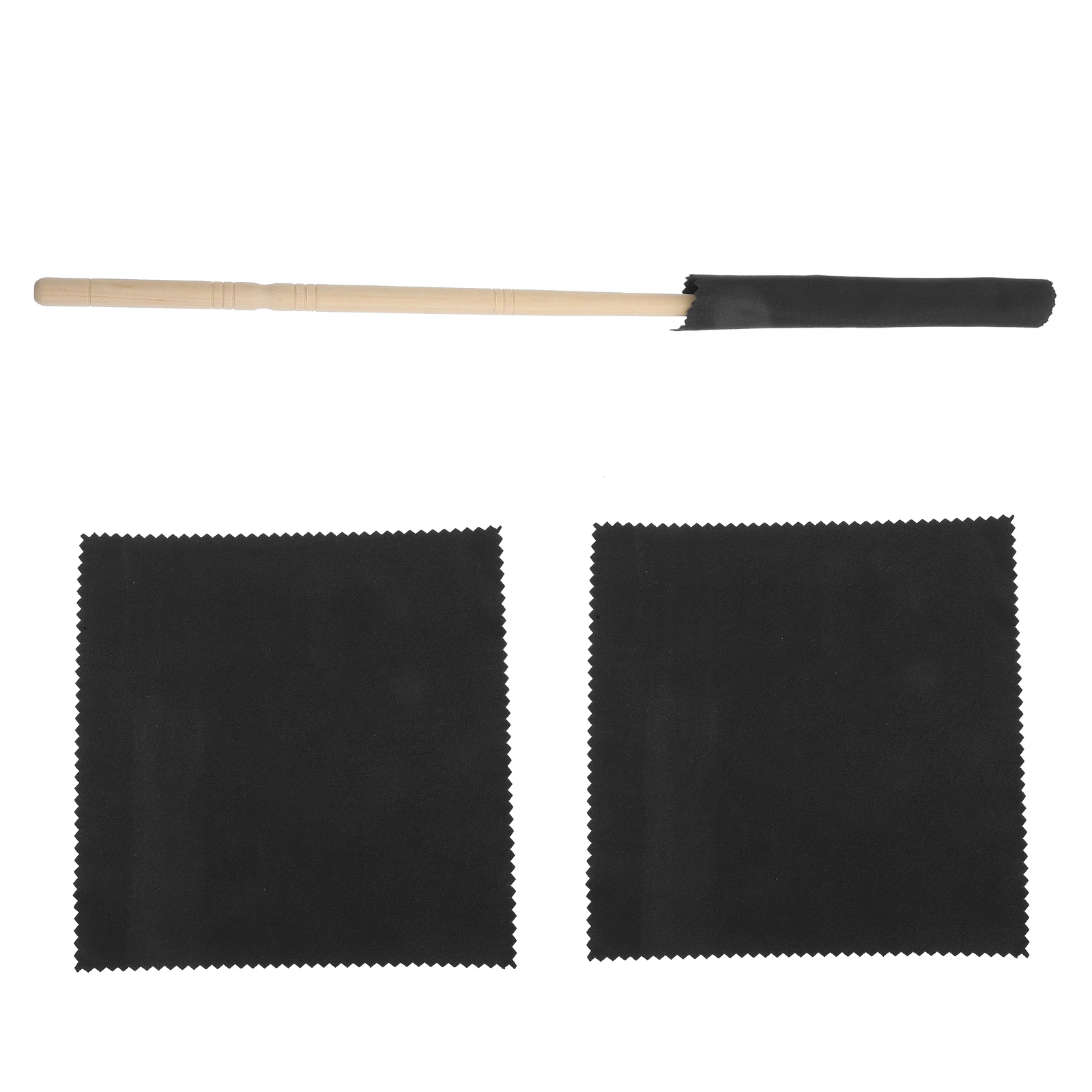 

Flute Cleaning Stick Tools Saxophone Cloth Rod Wood Instruments Cloths Polishing Kit