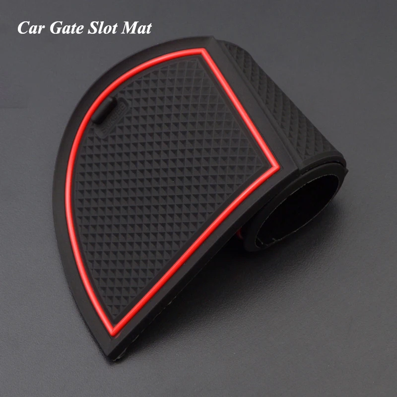 Anti-Slip Gate Slot Mat Rubber Coaster For SUBARU LEVORG 2016 - 2018 Non-Slip Mats Door Groove Pad Car Interior Accessories