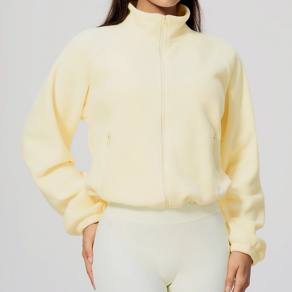 Yoga Long Sleeve Women's Winter Thermal Yoga Coat Gym Fitness T-shirt Female Outdoor Training Cycling Tops Workout Long Sleeve
