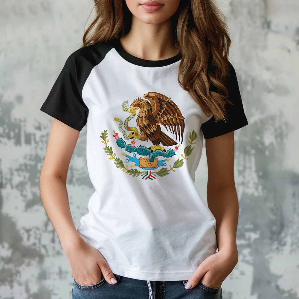 

Mexico t shirt women graphic funny comic tshirt girl Japanese clothes