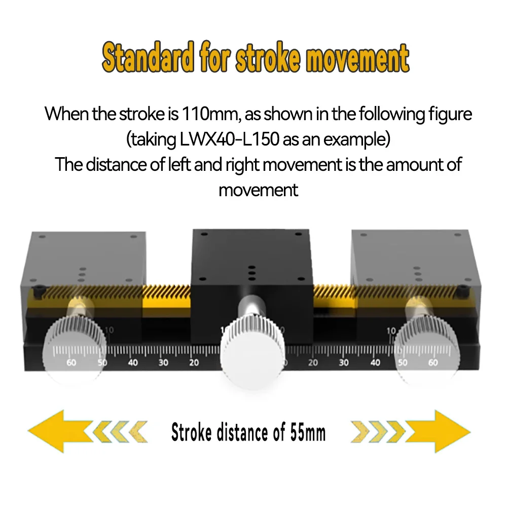 Precision  XZAxis Long-range Dovetail Trimming Slide Dovetail Slide Table Sliding stage Manual Displacement Platform