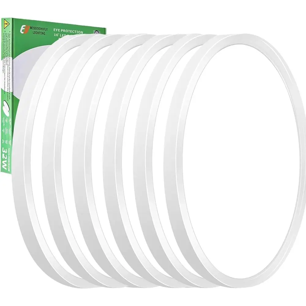 

15.8 LED Ceiling Light, 32W, 3480 Lumens, Adjustable 3000K-6000K CCT, Suitable for Rooms & Hallways