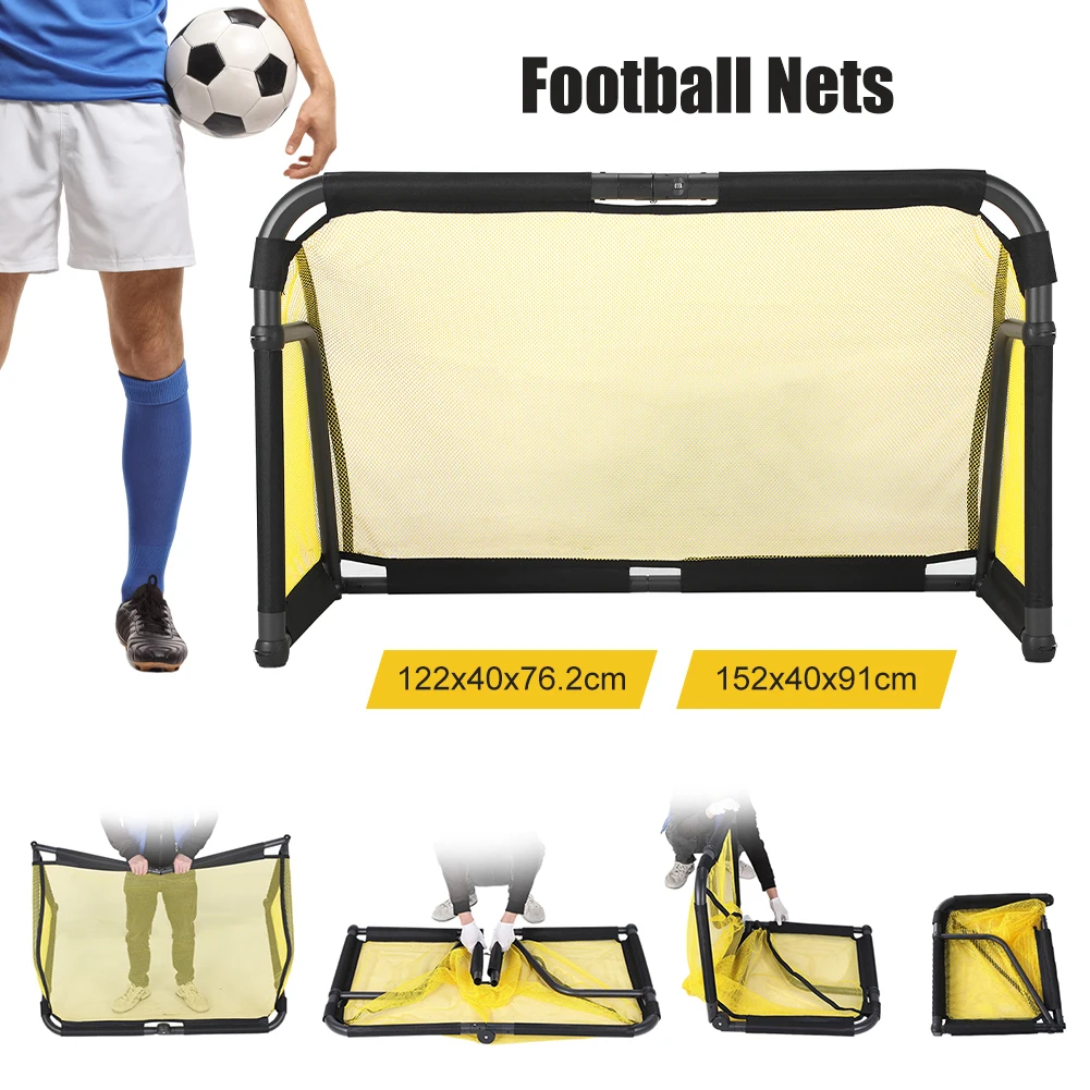 

Folding Soccer Goal Aluminum Alloy Soccer Goal Portable Foldable Football Net Goal Football Accessories Soccer Goal For Backyard
