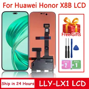 Bilashmart 6.7'' AMOLED Huawei Honor X8b Display LLY LX1 LCD Display Touch Screen Digitizer Honor X50i+ LLY AN00 LCD Frame