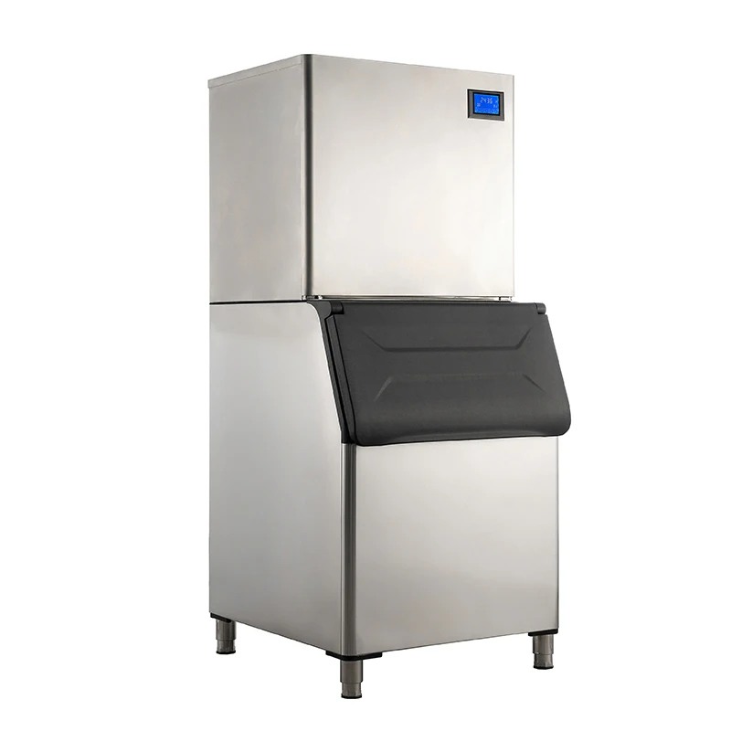 450kg/24h Commercial Ice Cube Maker Machine Stainless Steel Automatic Cleaning System for Professional Restaurant Bar Pro