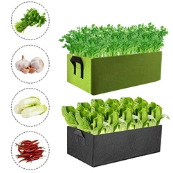 Garden Felt Plant Grow Bags Non-woven Fabric Vegetable Planter Growing Pot Plant Pots Potato Grow Bag Greenhouse With Handles