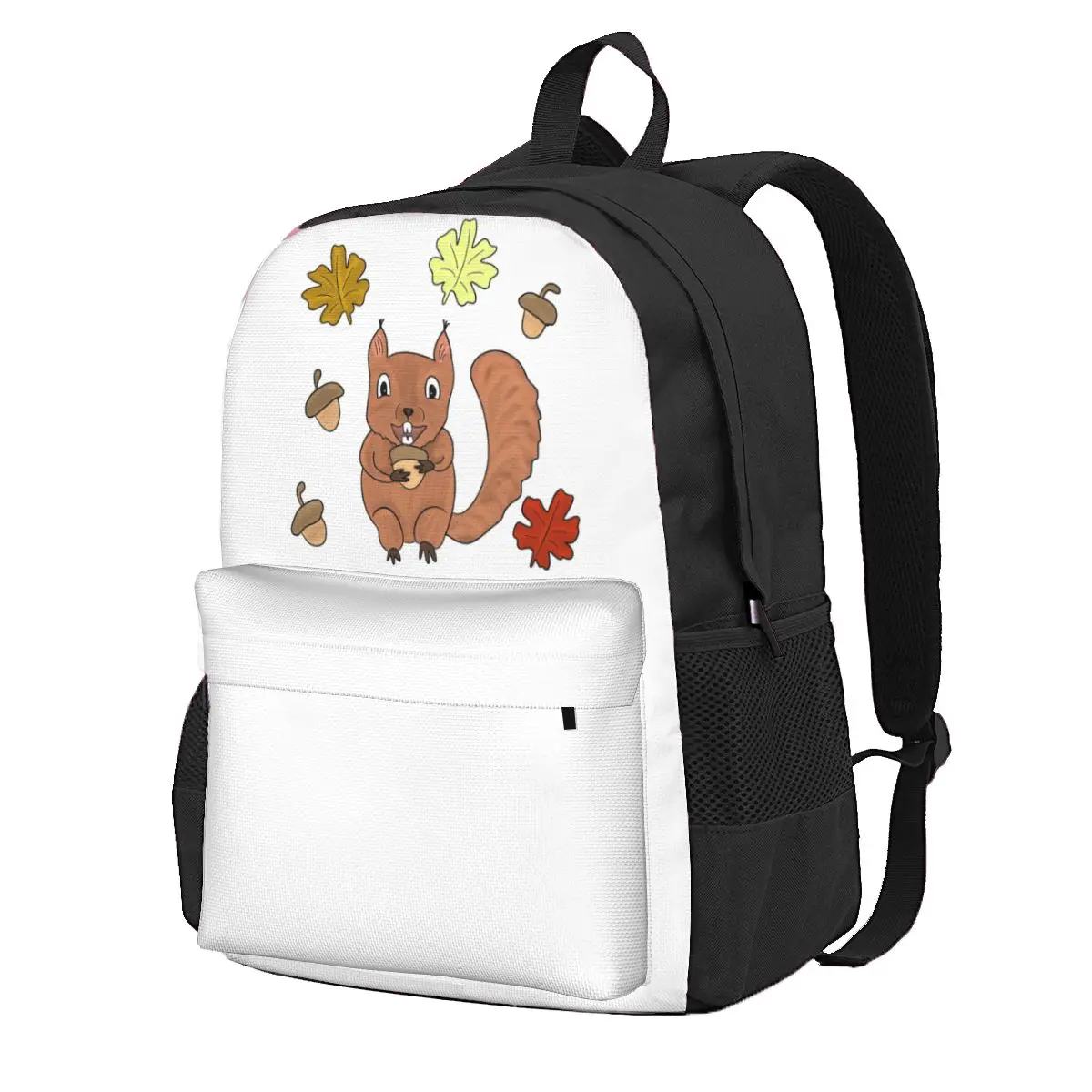 

Happy Squirrel Student Backpack School Bag Hiking Travel Daypack for Boys Girls Fashion Bookbag Shoulder Bags