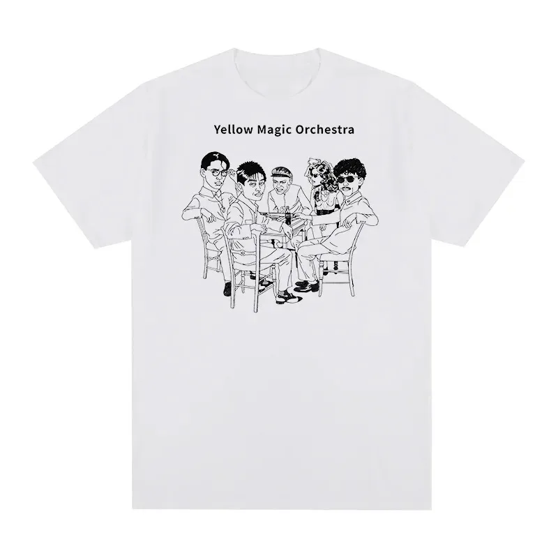 Yellow Magic Orchestra (YMO) T-Shirt – Haruomi Hosono, Ryuichi Sakamoto, Kraftwerk Inspired, 100% Cotton Unisex New Style Tee
