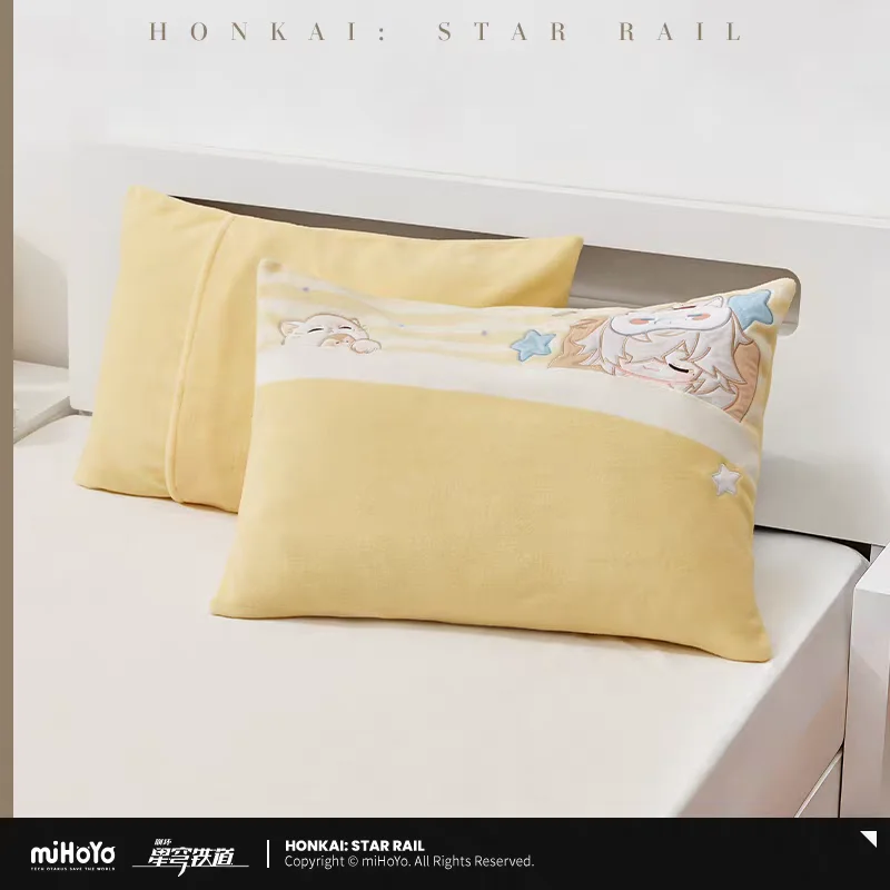 

Pre Sale miHoYo Official Genuine Honkai Star Rail Men's Dormitory Chibi Series Home Decor Pillowcase DANHENG BLADE Cosplay Anime