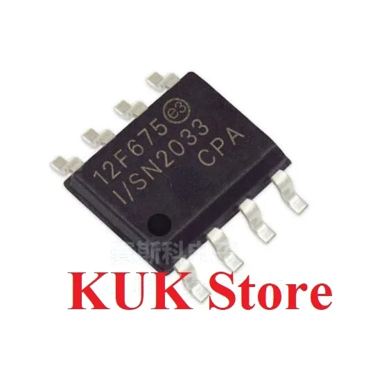 حقيقي الأصلي 100% جديد 12F675 I/SN PIC12F675-I/SN PIC12F675 SOP8 10 قطعة ~ 50 قطعة