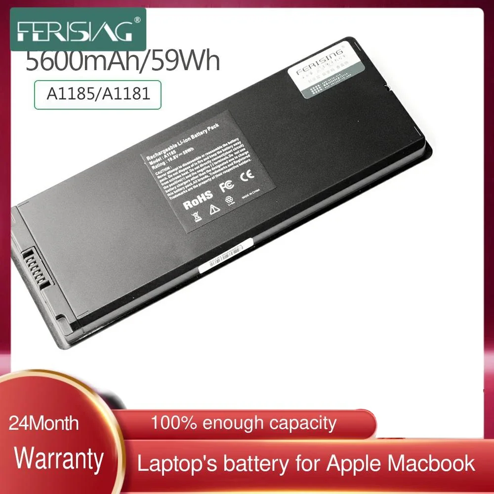 FERISING OEM A1185 A1181 Laptop battery For Apple Macbook 13