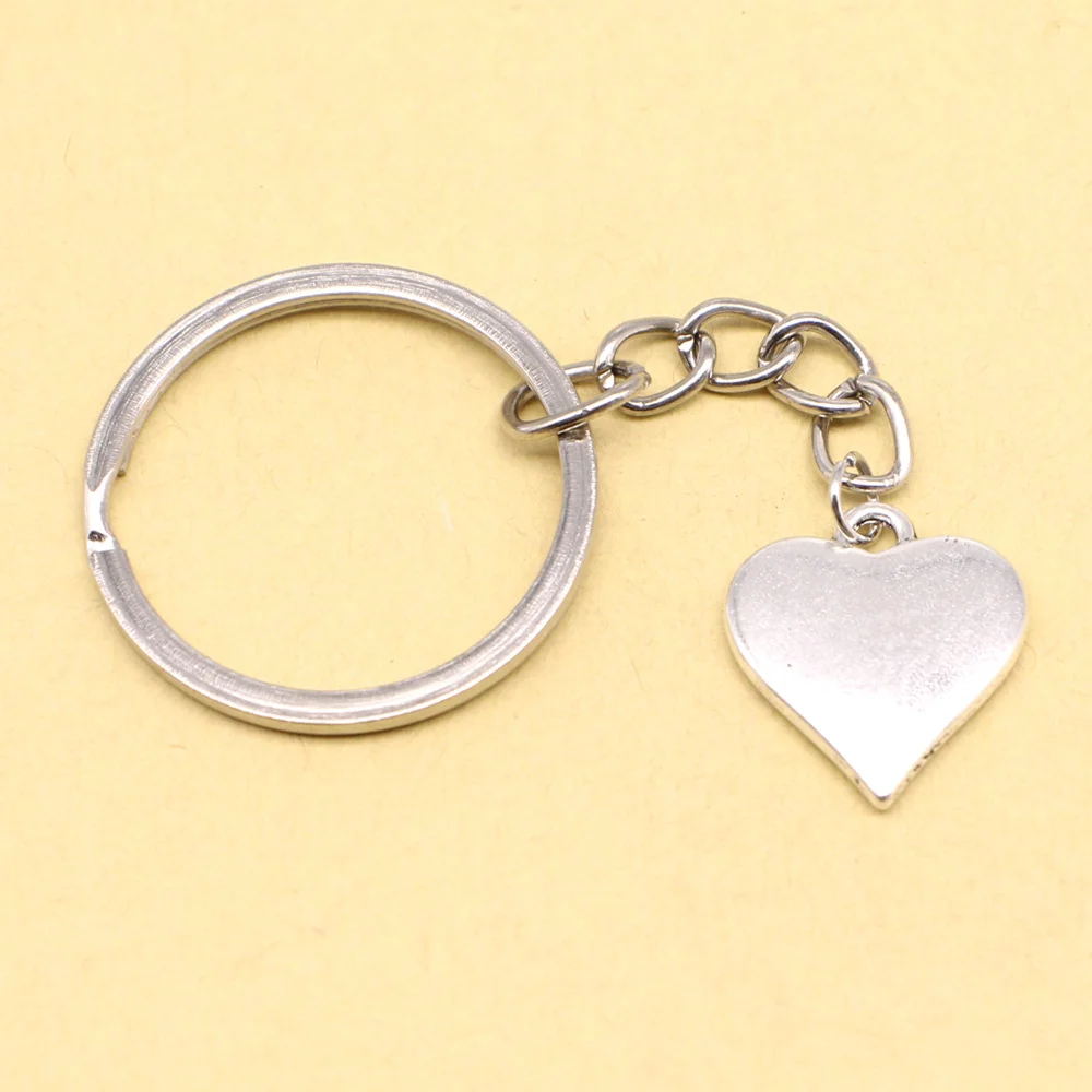 1 Piece Love Heart Keychain Jewellery Making Supplies 17x19mm