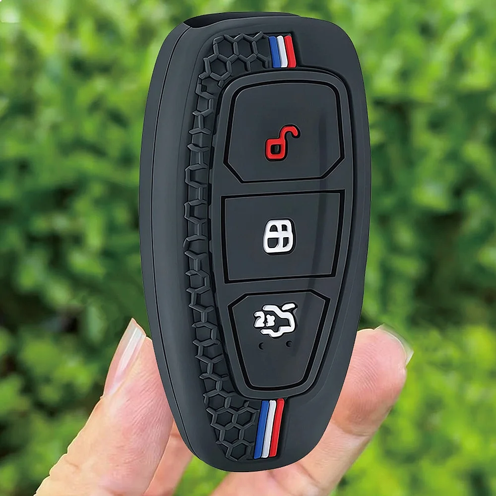 2026 Silicone Car Key Fob Cover For Ford ST Line Fiesta Focus Mondeo Ecosport Kuga Puma Edge Escape Remote Key Shell Case