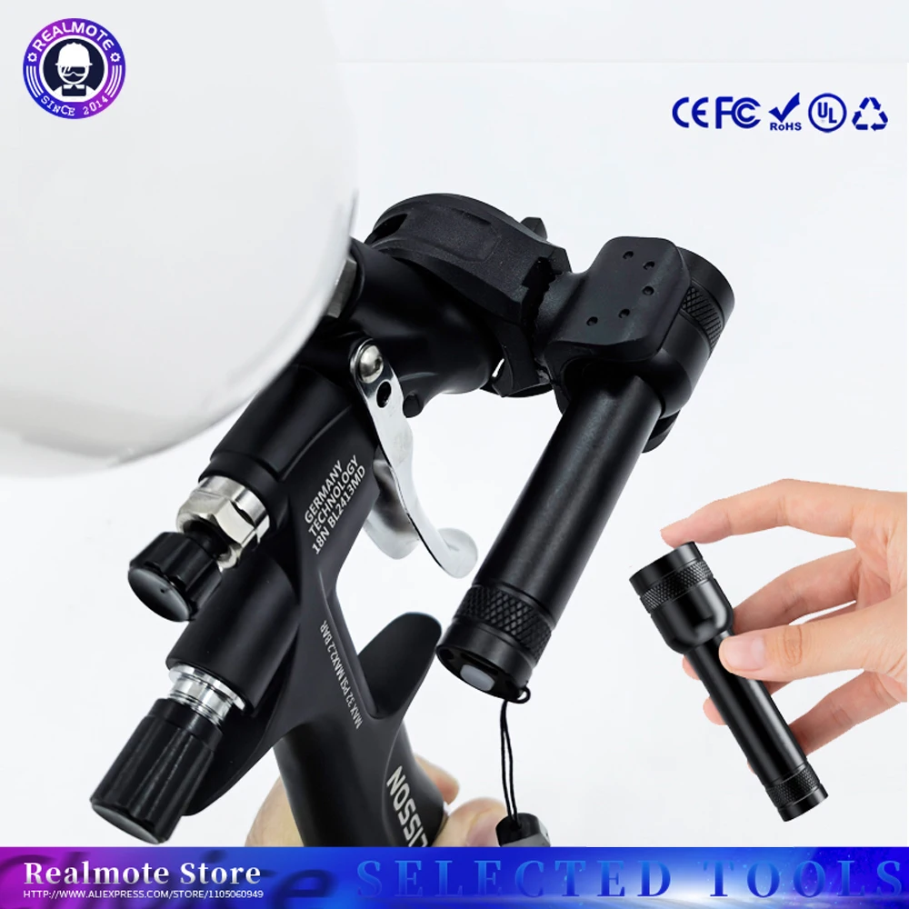 Upgrade Spray Gun Light Airbrush Light Fill Light Adjustable Universal Painting Light Power Tool Accessories for Painting Works