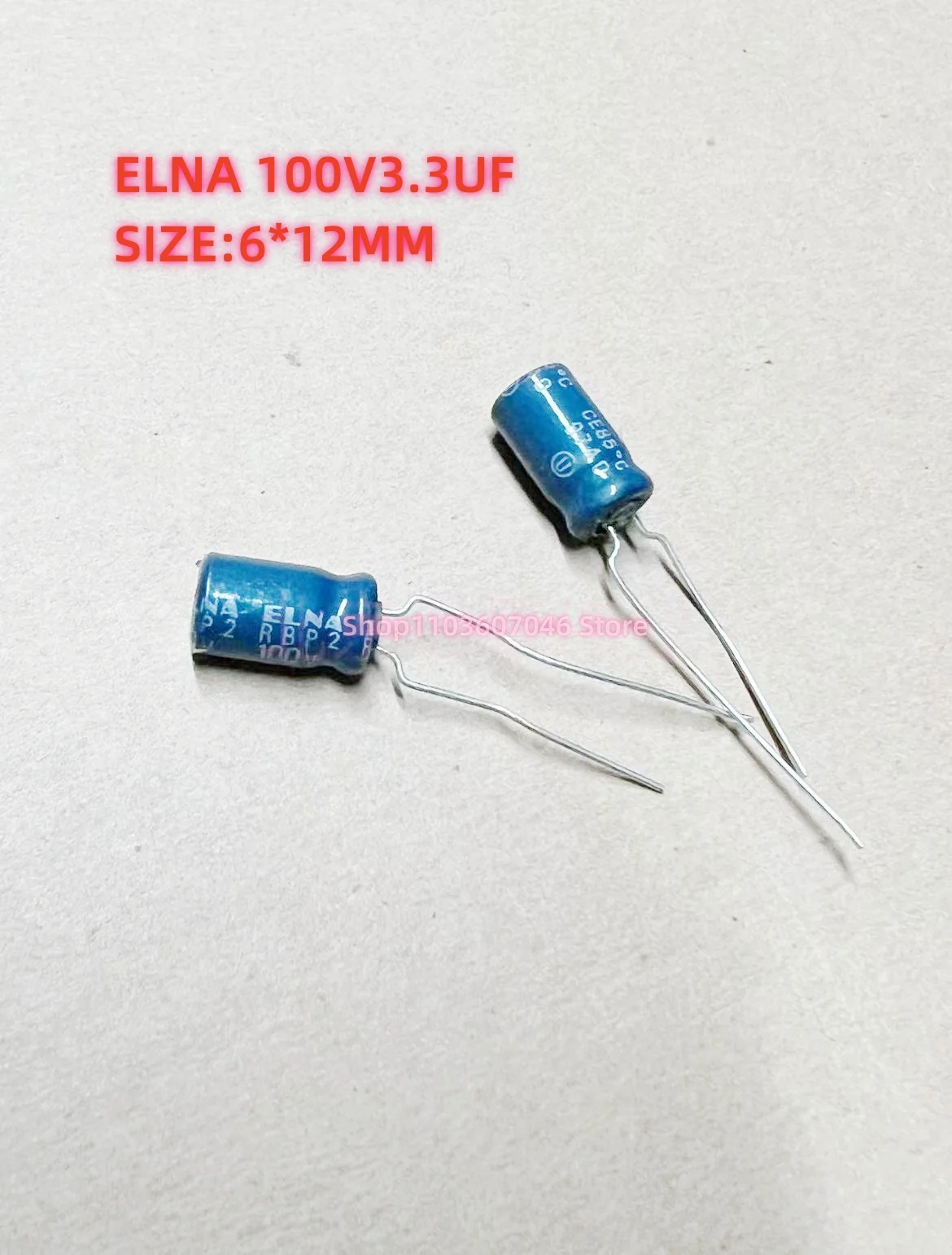 10pcs  100V3.3UF ELNA non-polar electrolytic capacitor RBP2 3.3UF/100V