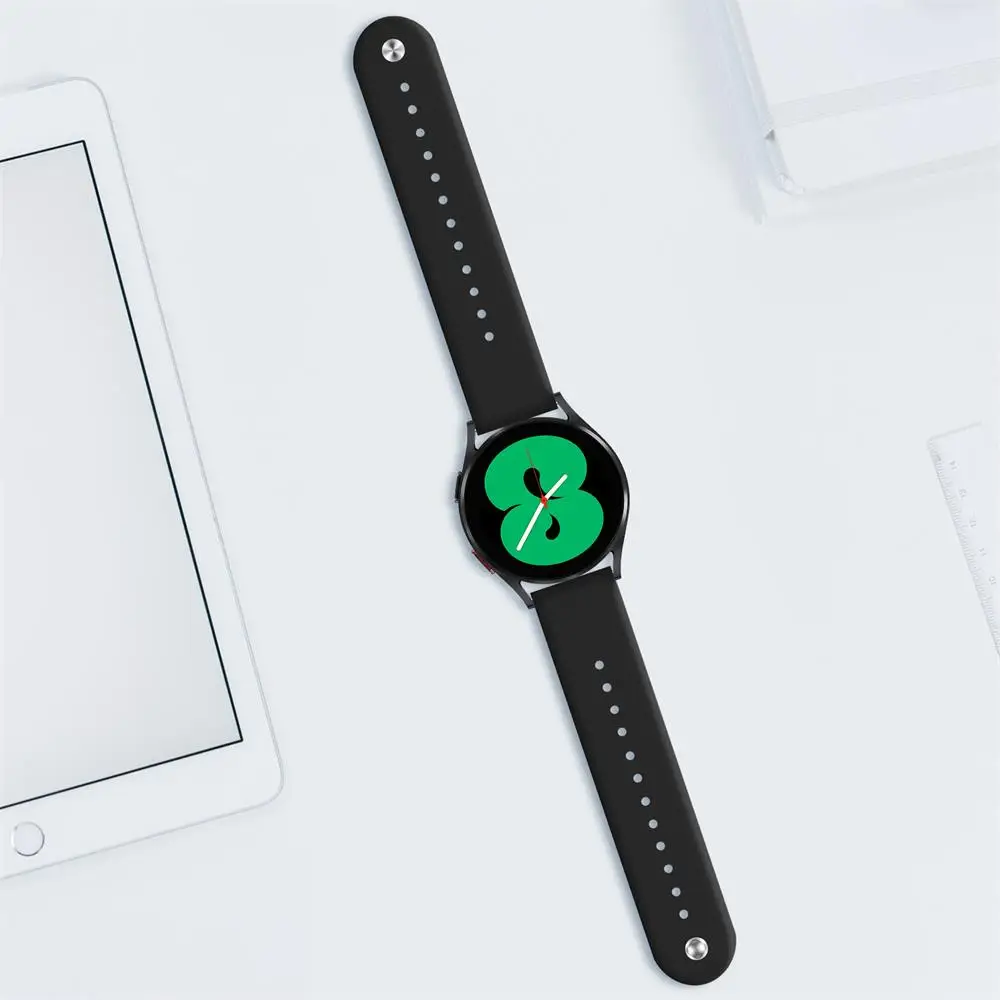 Strap for Samsung Galaxy Watch 4 44mm 40mm/active 2/s3 wristband 20mm/22mm silicone bracelet Galaxy Watch 4 Classic 46mm 42mm